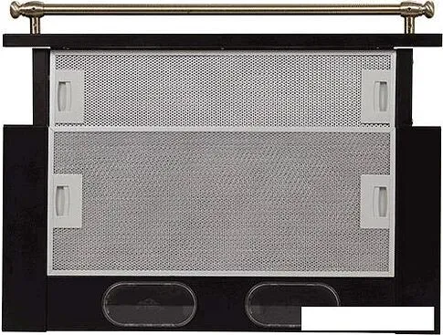 Кухонная вытяжка Elikor Интегра 60П-400-В2Л (антрацит/рейлинг бронза)