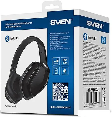 Наушники с микрофоном SVEN AP-B550MV