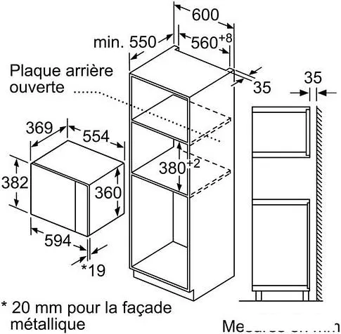 Микроволновая печь Bosch BFL554MW0
