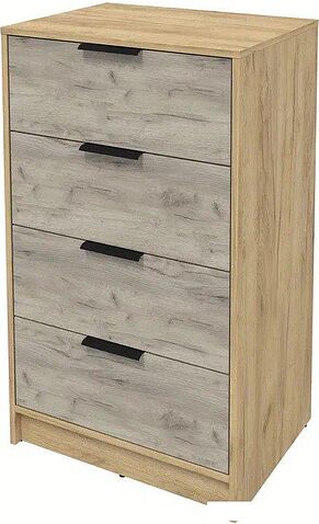 Комод Интерлиния Концепт КТ-К60 (дуб серый/дуб золотой)