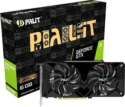 Видеокарта Palit GeForce GTX 1660 Super GP 6GB GDDR6 NE6166S018J9-1160A-1