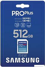 Карта памяти Samsung PRO Plus 2023 SDXC 512GB