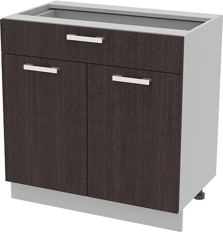 Шкаф напольный Интерлиния Компо НШ80рш1 (дуб венге)