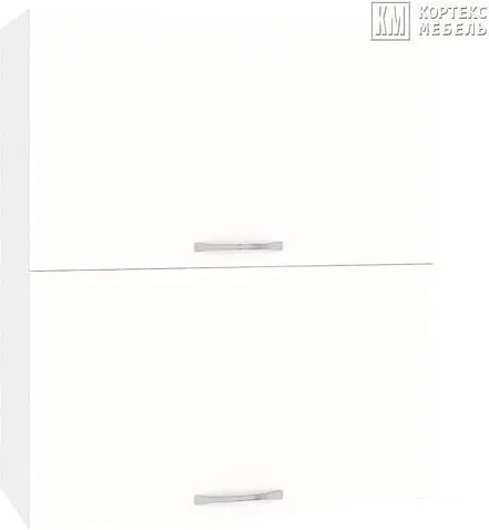 Шкаф навесной Кортекс-мебель Корнелия Лира ВШ60-2г (белый)