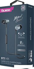 Наушники Olmio BTE-05 (серый/черный)