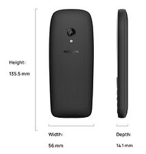 Кнопочный телефон Nokia 6310 (2024) Dual SIM TA-1607 (черный) Кнопочный телефон Nokia 6310 (2024) Dual SIM TA-1607 (черный)