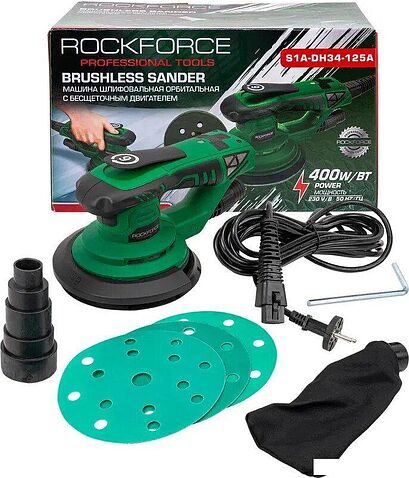 Эксцентриковая шлифмашина RockForce RF-S1A-DH34-125A