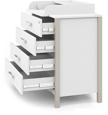 Комод Атон Мебель Felix (белый/кашемир)