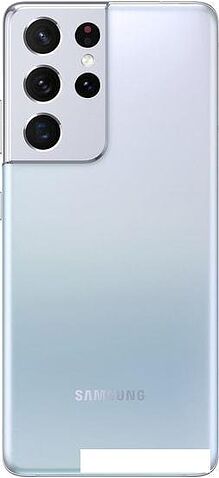 Смартфон Samsung Galaxy S21 Ultra 5G SM-G998B/DS 12GB/128GB Восстановленный by Breezy, грейд A (серебряный фантом)