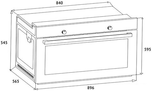 Электрический духовой шкаф Korting OKB 5189 SX
