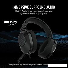 Наушники Corsair HS65 Surround (карбон)