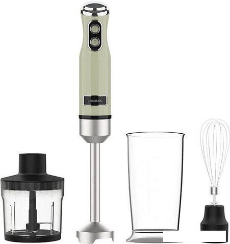Погружной блендер Cecotec Power RetroGreen 1200MAX Cream&Crush
