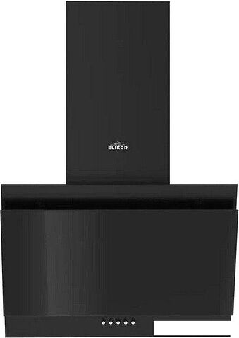 Кухонная вытяжка Elikor Коралл 50П-430-К3Д 266399 (черный/черное стекло)