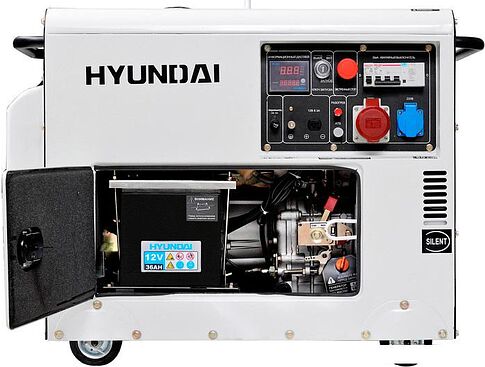 Дизельный генератор Hyundai DHY 8000SE-3