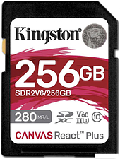 Карта памяти Kingston Canvas React Plus V60 SDXC 256GB