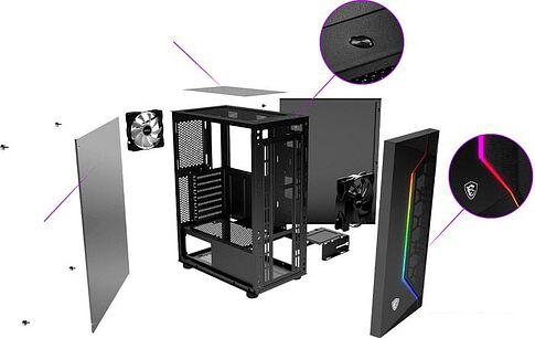 Корпус MSI MAG Vampiric 100R