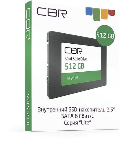 SSD CBR Lite 512GB SSD-512GB-2.5-LT22