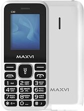 Кнопочный телефон Maxvi C30 (белый) Кнопочный телефон Maxvi C30 (белый)