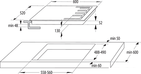 Варочная панель Gorenje GW641EXB