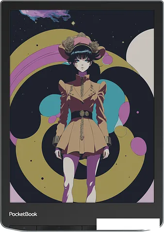 Электронная книга PocketBook 743K3 InkPad Color 3 (черный/серебристый)