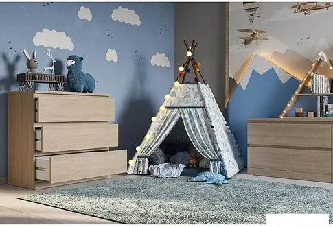 Комод Mio Tesoro Варма 3 (дуб беленый)