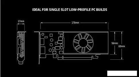 Видеокарта Sapphire Pulse Radeon RX 6400 4GB GDDR6 11315-01-20G