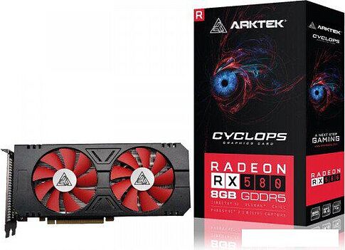 Видеокарта Arktek Cyclops Radeon RX 580 8GB GDDR5 AKR580D5S8GH1