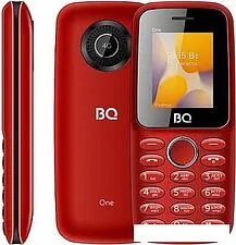 Кнопочный телефон BQ-Mobile BQ-1800L One (красный)