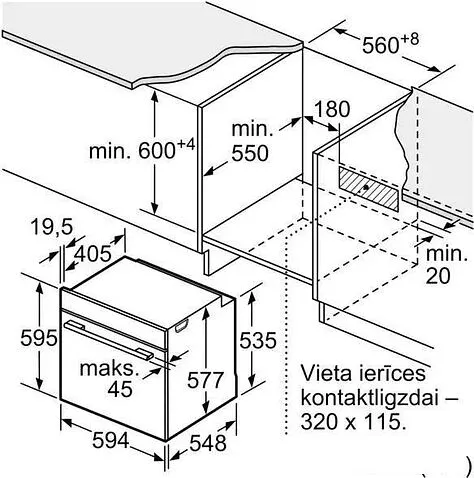 Электрический духовой шкаф Bosch HBG7721B1