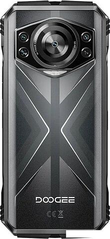 Телефон Doogee S118 12GB/512GB (черный/серебристый)