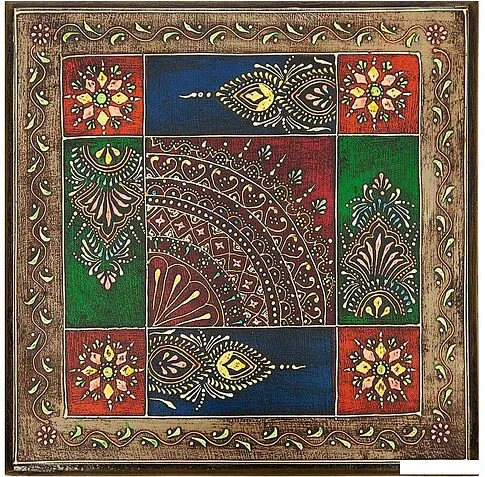 Журнальный столик TetChair Secret De Maison Havely mod. BJ-001 (дерево манго/этническая роспись)