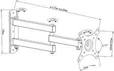 Кронштейн Benatek LCD-COBRA-33-B Кронштейн Benatek LCD-COBRA-33-B