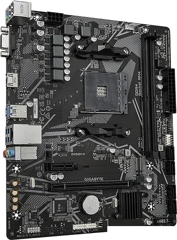 Материнская плата Gigabyte B450M K (rev. 2.0)