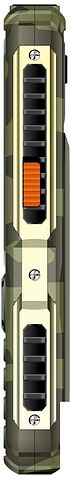 Кнопочный телефон BQ 2830L Tank Connect Max (камуфляж/золотистый)