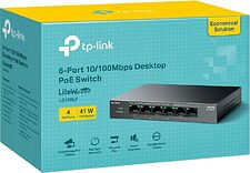 Неуправляемый коммутатор TP-Link LiteWave LS106LP V1