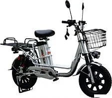 Электровелосипед AVM.Plus E-Alfa Fat (серый)