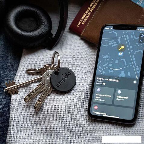 Bluetooth-метка Chipolo ONE Spot (4шт, черный)