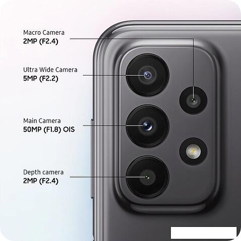 Смартфон Samsung Galaxy A23 SM-A235F/DSN 4GB/128GB (черный)