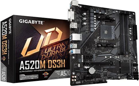 Материнская плата Gigabyte A520M DS3H (rev. 1.0)