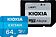 Карта памяти Kioxia Exceria microSDXC LMEX1L064GG2 64GB (с адаптером)