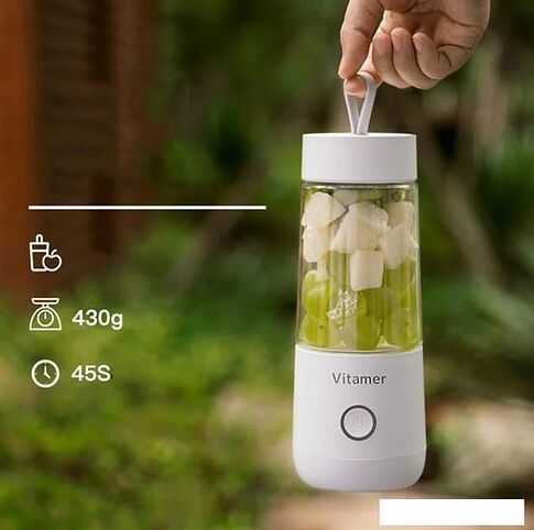 Портативный блендер Sundays Home 644200016B (белый)