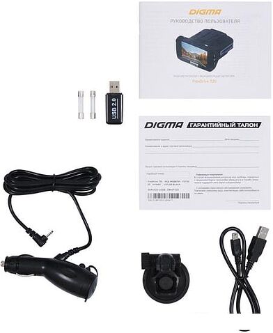 Автомобильный видеорегистратор Digma Freedrive 720 GPS