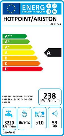 Посудомоечная машина Hotpoint-Ariston BDH20 1B53