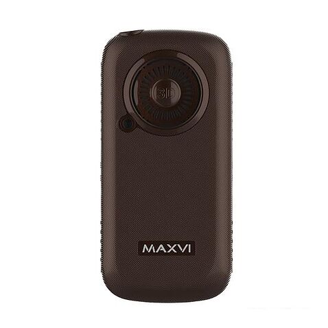 Кнопочный телефон Maxvi B5ds (коричневый)