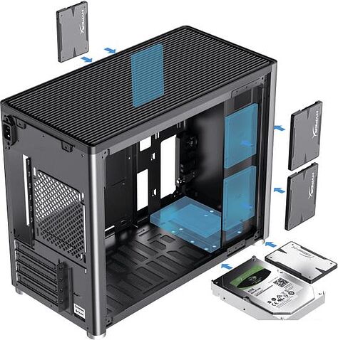 Корпус GameMax Spark (черный)