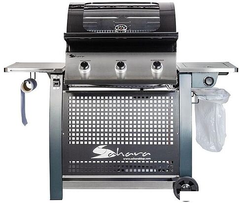 Газовый гриль для дачи Sahara S325 3B BBQ Smokey Teal (дымчатый)