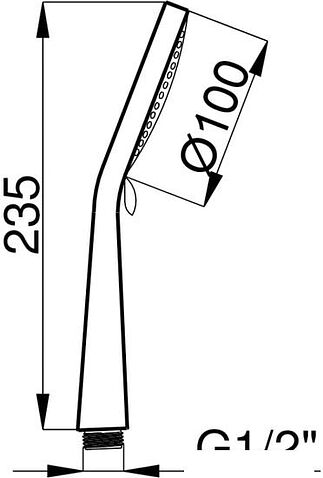 Душевая лейка Azario Mano AZ-15783010