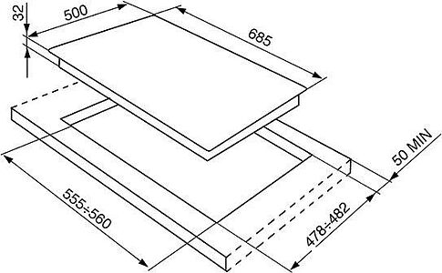 Варочная панель Smeg SR975PGH