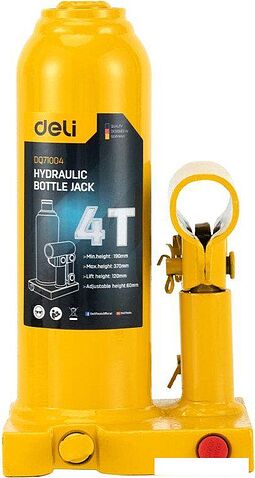 Бутылочный домкрат Deli DQ71004 4т