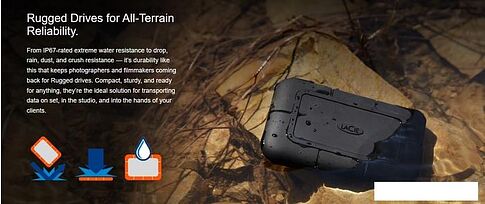 Внешний накопитель LaCie Rugged SSD PRO 1TB STHZ1000800